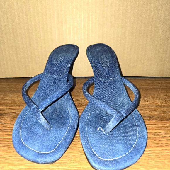 Blue Soho Heeled Sandals - Picture 1 of 6